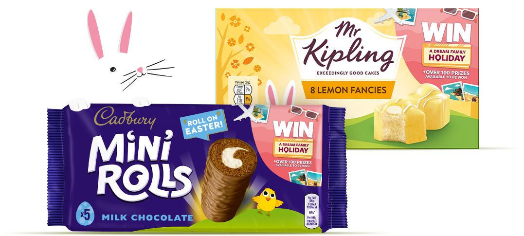 Cadbury Mini Rolls and Mr Kipling Lemon Fancies